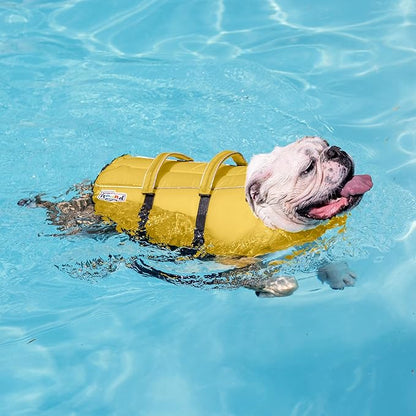 Outward Hound Granby Splash Yellow Dog Life Jacket, Medium