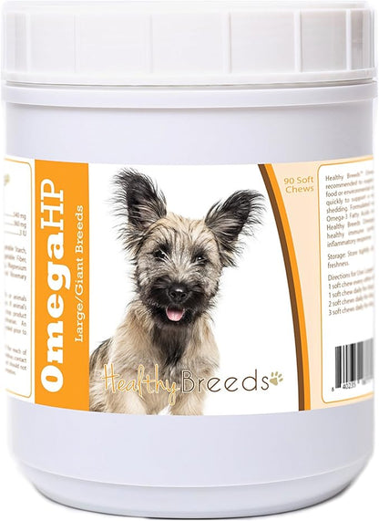 Healthy Breeds Skye Terrier Omega HP Fatty Acid Skin and Coat Support Soft Chews 90 Count
