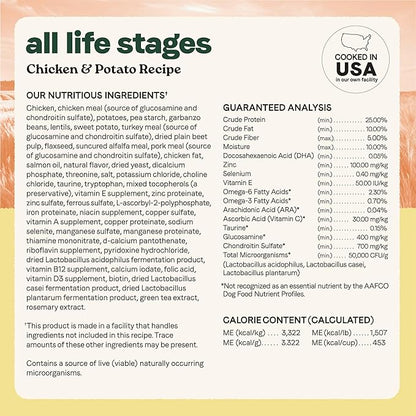 Canidae All Life Stages Real Chicken & Poato Recipe – High Protein and Grain-Free Premium Dry Dog Food for All Ages, Breeds, and Sizes– 24 lbs.