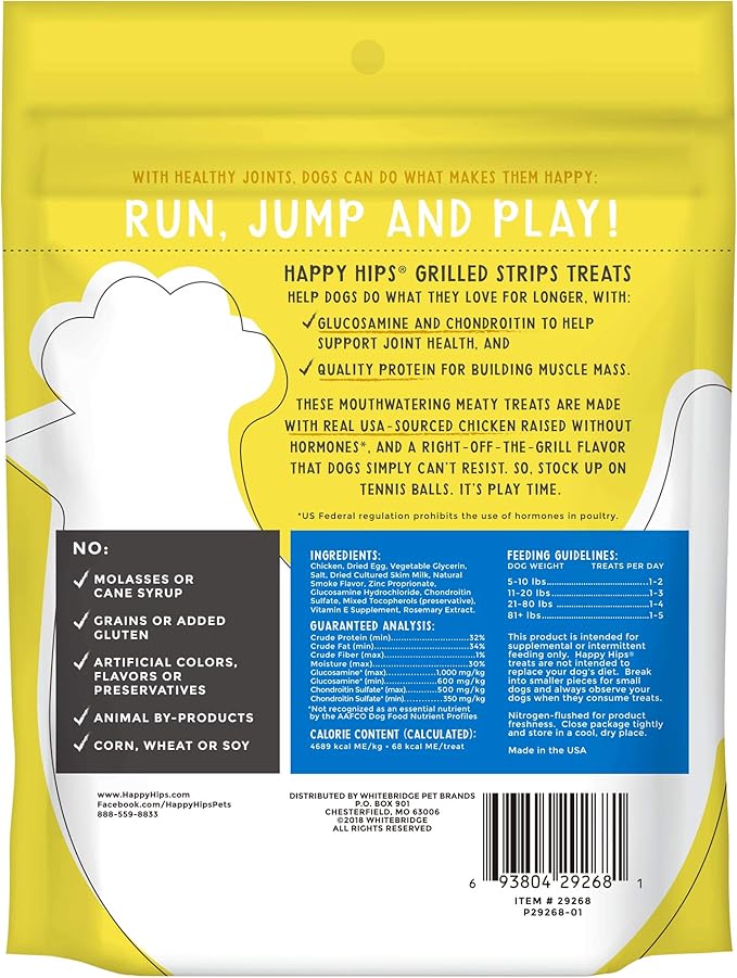 Grilled Dog Treats, Chicken, 4 oz. Pouch