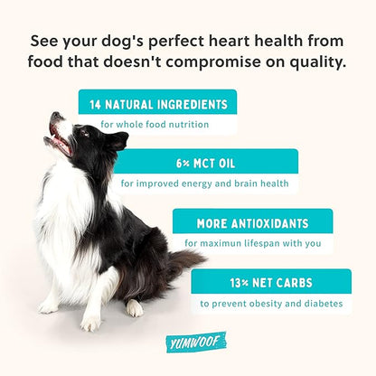 Perfect Kibble Non-GMO Air Dried Dog Food | Improves Allergies & Digestion with Organic Coconut Oil, MCTs & Antioxidants | Vet-Approved Soft Dry Diet | Made in USA (Chicken 14 oz.)