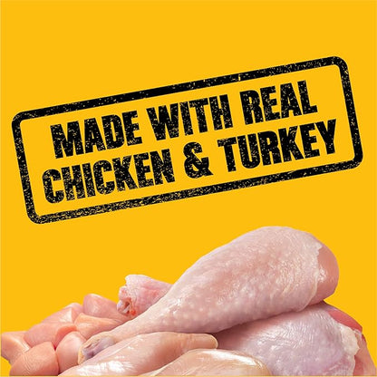 PEDIGREE High Protein Adult Canned Wet Dog Food, Chicken & Turkey Flavor in Gravy, (12) 13.2 oz. Cans