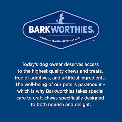 Barkworthies Odor-Free 12-inch Bully Sticks (3 Pack) - Healthy Dog Chews - Protein-Packed, Highly Digestible, All-Natural Rawhide Alternative Dog Treats - Promotes Dental Health