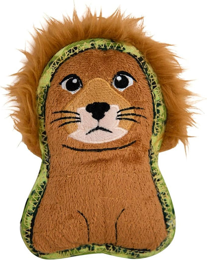 Outward Hound Xtreme Seamz Lion Squeaky Dog Toy - Reinforced Dense Stuffing Plush Toy