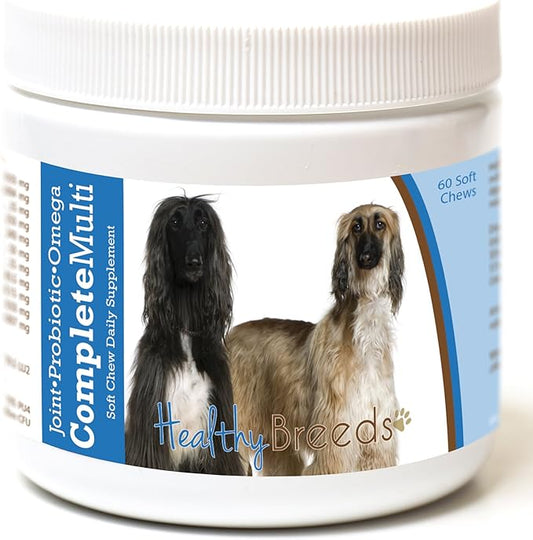 Healthy Breeds Afghan Hound All in One Multivitamin Soft Chew 60 Count