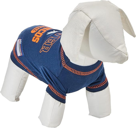 Pets First Denver Broncos T-Shirt, X-Small