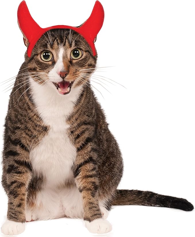 Rubie's Devil Horns Pet Costume Accessory, Medium/Large