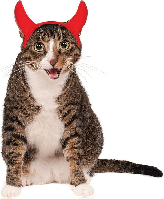 Rubie's Devil Horns Pet Costume Accessory, Small/Medium