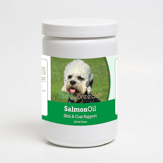 Healthy Breeds Dandie Dinmont Terrier Salmon Oil Soft Chews 120 Count