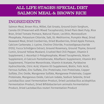 Blackwood Special Diet All Life Stages Dry Dog Food, 15Lb., Salmon Meal & Brown Rice Recipe, Sensitive Skin and Stomach, Grain Free Dog Food