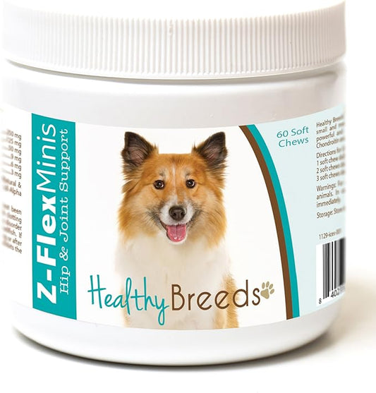 Healthy Breeds Icelandic Sheepdog Z-Flex Minis Hip and Joint Support Soft Chews 60 Count