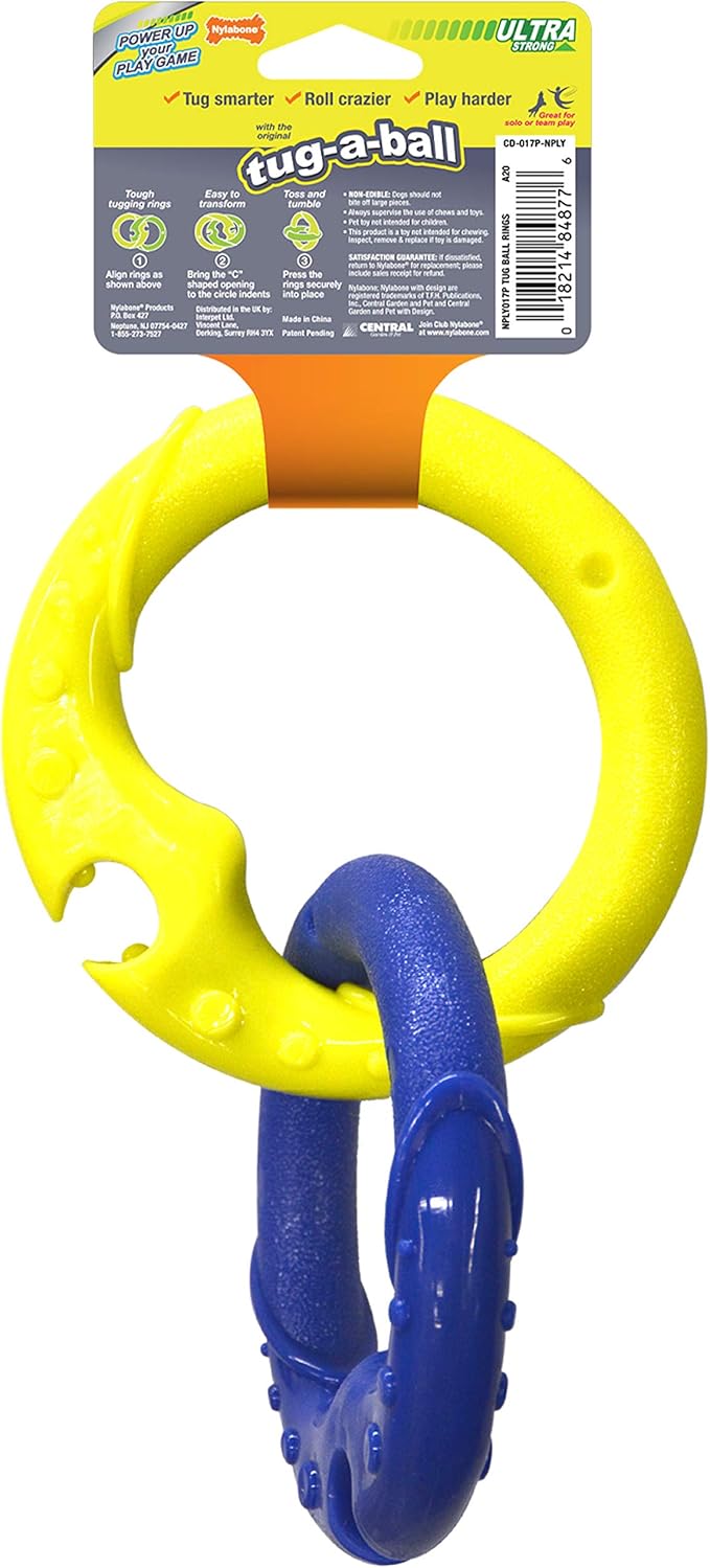 Nylabone POWER PLAY Interactive Fetch Toys for Dogs l Enrichment Dog Toys for the Ultimate Playtime Experience