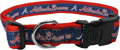 MLB DOG COLLAR. - 29 Baseball Teams available in 4 Sizes. Heavy-Duty, Strong & Durable Pet Collar. - MLB Licensed PET COLLAR.