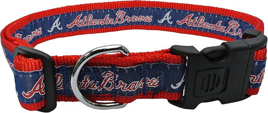 MLB DOG COLLAR. - 29 Baseball Teams available in 4 Sizes. Heavy-Duty, Strong & Durable Pet Collar. - MLB Licensed PET COLLAR.