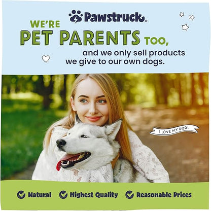 Pawstruck Bizarre Bargain Bag Assorted Natural Dog Chew Treats - Animal Ears, Jerky, Bones, Hooves, Beef Straps - Long Lasting Rawhide Alternative for Chewers All Breeds - 1 lb - Packaging May Vary