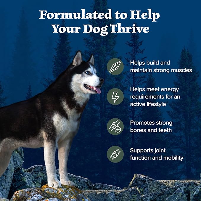 Blue Buffalo Wilderness High Protein Natural Adult Dry Dog Food plus Wholesome Grains, Duck 28 lb bag
