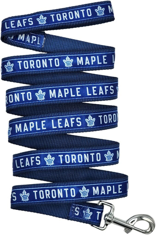 Pets First NHL Toronto Maple Leafs Leash for Dogs & Cats, Large. - Walk Cute & Stylish! The Ultimate Hockey Fan Leash!, 6 ft Long x 1 in Width, TOR-3031-LG