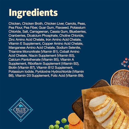 Blue Buffalo Freedom Grain-Free Senior Wet Dog Food, Free of Glutens & Artificial Preservatives, Made With Natural Ingredients, Chicken Recipe, 12.5-oz. Cans (12 Count)