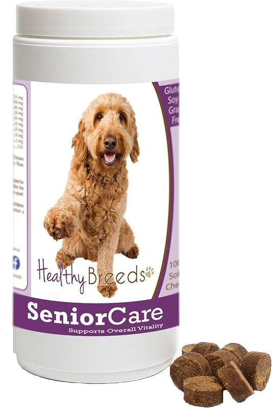 Healthy Breeds Goldendoodle Senior Dog Care Soft Chews 100 Count