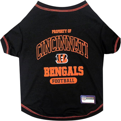 PET SHIRT for Dogs & Cats - NFL CINCINNATI BENGALS Dog T-Shirt, X-Large. - Cutest Pet Tee Shirt for the real sporty pup