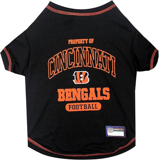 PET SHIRT for Dogs & Cats - NFL CINCINNATI BENGALS Dog T-Shirt, X-Large. - Cutest Pet Tee Shirt for the real sporty pup