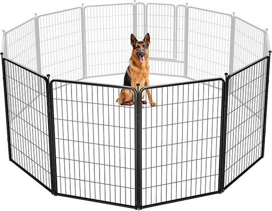 FXW Rollick Dog Playpen for Yard, RV Camping│Patented, 45 inch 4 Panels