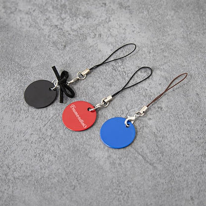 Framendino, 20 Pack Pet ID Tag Colorful Blank Round Double Sided Pets ID Tag Name Phone Number ID Tags Aluminum Charms for Dog Cat DIY Crafts Jewelry Making 25mm 10 Colors