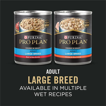 Purina Pro Plan Joint Health Large Breed Dog Food with Probiotics for Dogs, Beef & Rice Formula - 18 lb. Bag
