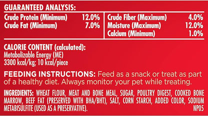 Milk-Bone MaroSnacks Dog Treats, Beef, 40 Ounce with Real Bone Marrow and Calcium