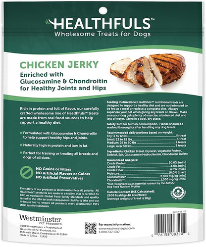 Chicken Jerky Dog Treats with Glucosamine & Chondroitin, 16oz