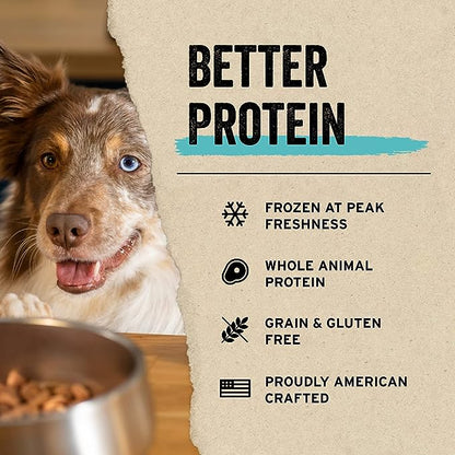 Vital Essentials Freeze Dried Raw Protein Mix-in Dog Food Topper, Duck Mini Nibs Topper for Dogs, 18 oz