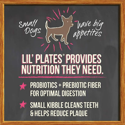 Merrick Lil’ Plates Premium Grain Free Dry Puppy Food for Small Dogs, Real Chicken and Sweet Potato Kibble - 12.0 lb. Bag