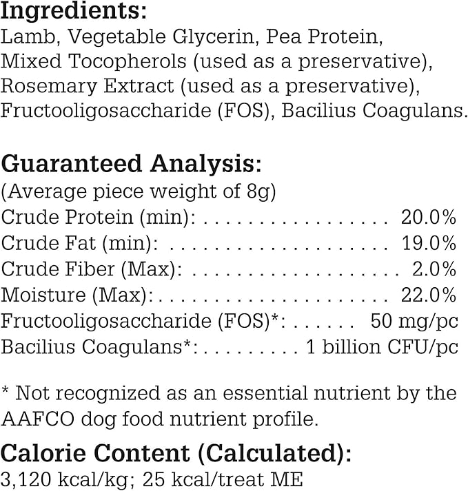 Loving Pets Activpetz Lamb Jerky Digestive Health + Probiotic Formula Dog Treat, 7 Oz
