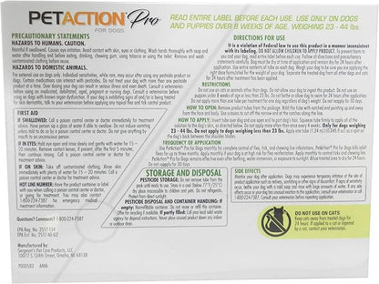 Pet Action Plus for Dogs, 8 Doses - 23 to 44 lbs.