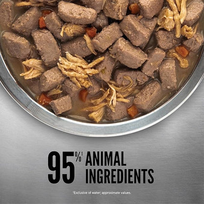 ORIJEN Original Stew Recipe with Chicken, Turkey & Eggs Wet Dog Food, WholePrey Ingredients, 12.8oz (Case of 12)
