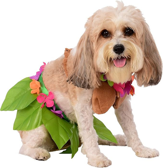 Rubie's Hula Girl Pet Costume, Large, Multicolor