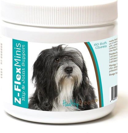 Healthy Breeds Lhasa Apso Z-Flex Minis Hip and Joint Support Soft Chews 60 Count