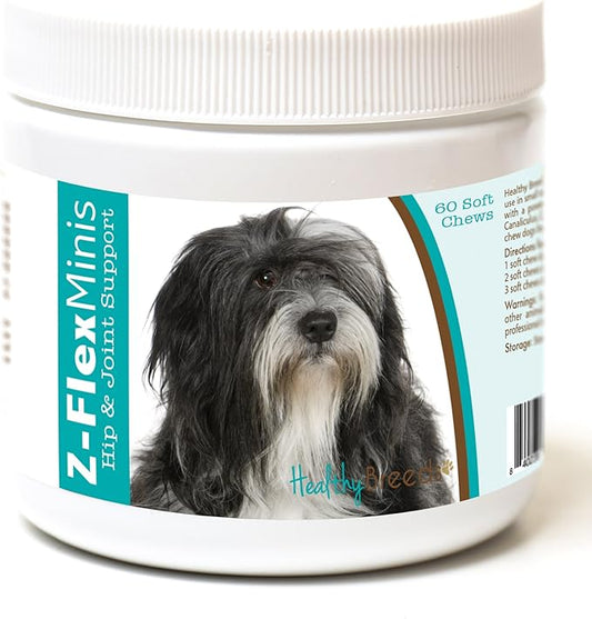Healthy Breeds Lhasa Apso Z-Flex Minis Hip and Joint Support Soft Chews 60 Count