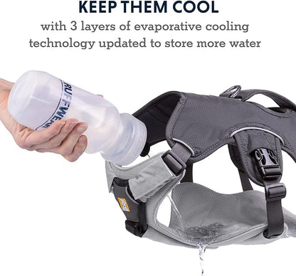 Ruffwear, Swamp Cooler Core, Evaporative Cooling Add-on for Harnesses and Packs, Graphite Gray, X-Small