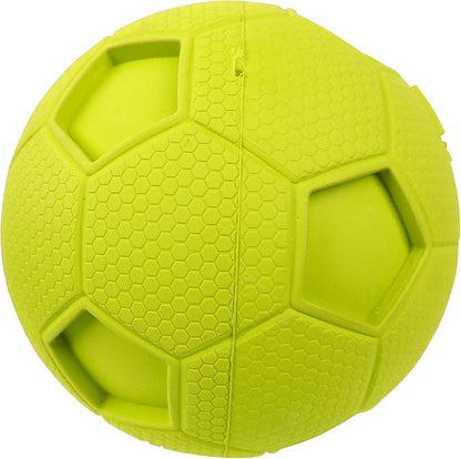 Nerf Dog 4in Soccer Squeak Ball Green, Dog Toy, Model Number: 2172