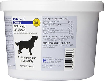 Pala-Tech 120-Count Canine Joint Soft Chews