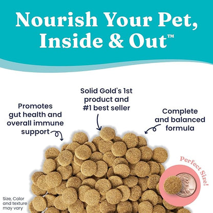 Solid Gold Hund N Flocken - Dry Dog Food w/Lamb, Rice & Pearled Barley - Digestive Probiotics for Dogs - Gut Health & Immune Support - Omega 3, Superfoods & Antioxidants - 12 LB