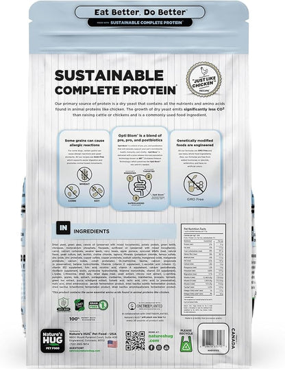 Nature's HUG Dry Dog Food, for Puppy - Toy & Small Breeds, 5 lb. Bag, Just Like Chicken, Grain Free & Hypoallergenic, Supports Microbiome Health, Complete Protein & Balanced Nutrition