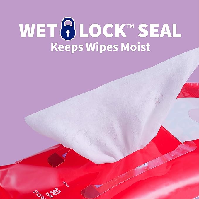 Wet Ones for Pets Delicate Clean Kitten Wipes for Cats with Oatmeal, 30 ct - 8 Pack|Cat Cleaning Wipes, Mild & Soothing Cat Grooming Wipes with Wet Lock Seal for Pet Grooming in Fresh Scent