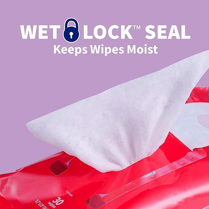 Wet Ones for Pets Delicate Clean Kitten Wipes for Cats with Oatmeal, 30 ct - 8 Pack|Cat Cleaning Wipes, Mild & Soothing Cat Grooming Wipes with Wet Lock Seal for Pet Grooming in Fresh Scent