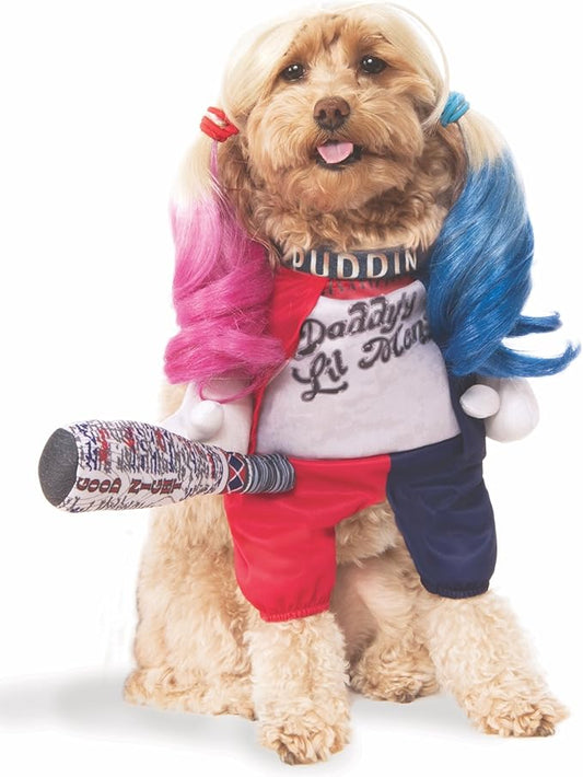 Rubie's DC Comics Suicide Squad Walking Harley Quinn Pet Costume, Small