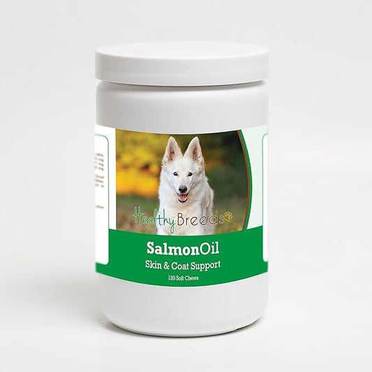 Healthy Breeds German Shepherd Salmon Oil Soft Chews 120 Count