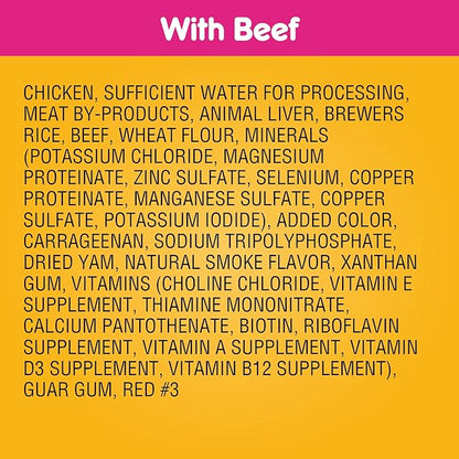 Pedigree Wet Food Pedigree Chopped Ground Dinner With Beef Adult Canned Wet Dog Food, 13.2 Oz. Can