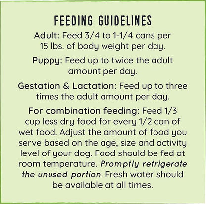 Hound & Gatos Wet Dog Food, 98% Lamb & Liver, case of 12, 13 oz cans