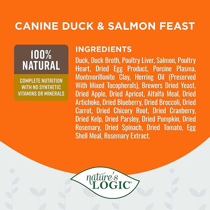 Natures Logic NL00104 Grain-Free Duck & Salmon Feast Wet Dog Food, One Size